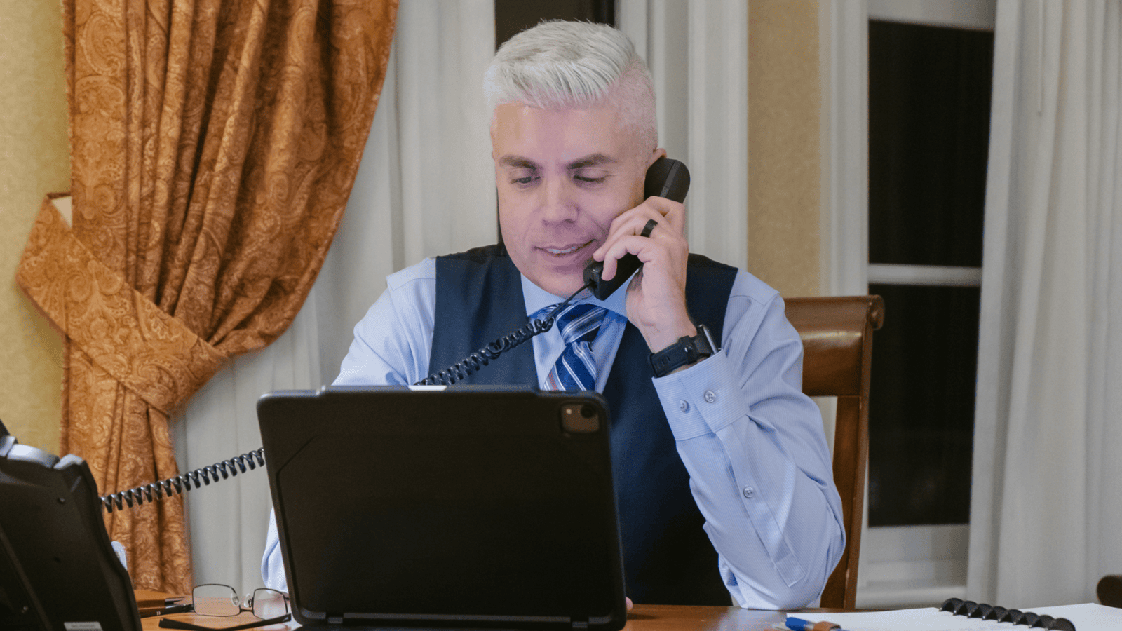 Ken Kiley on the Phone